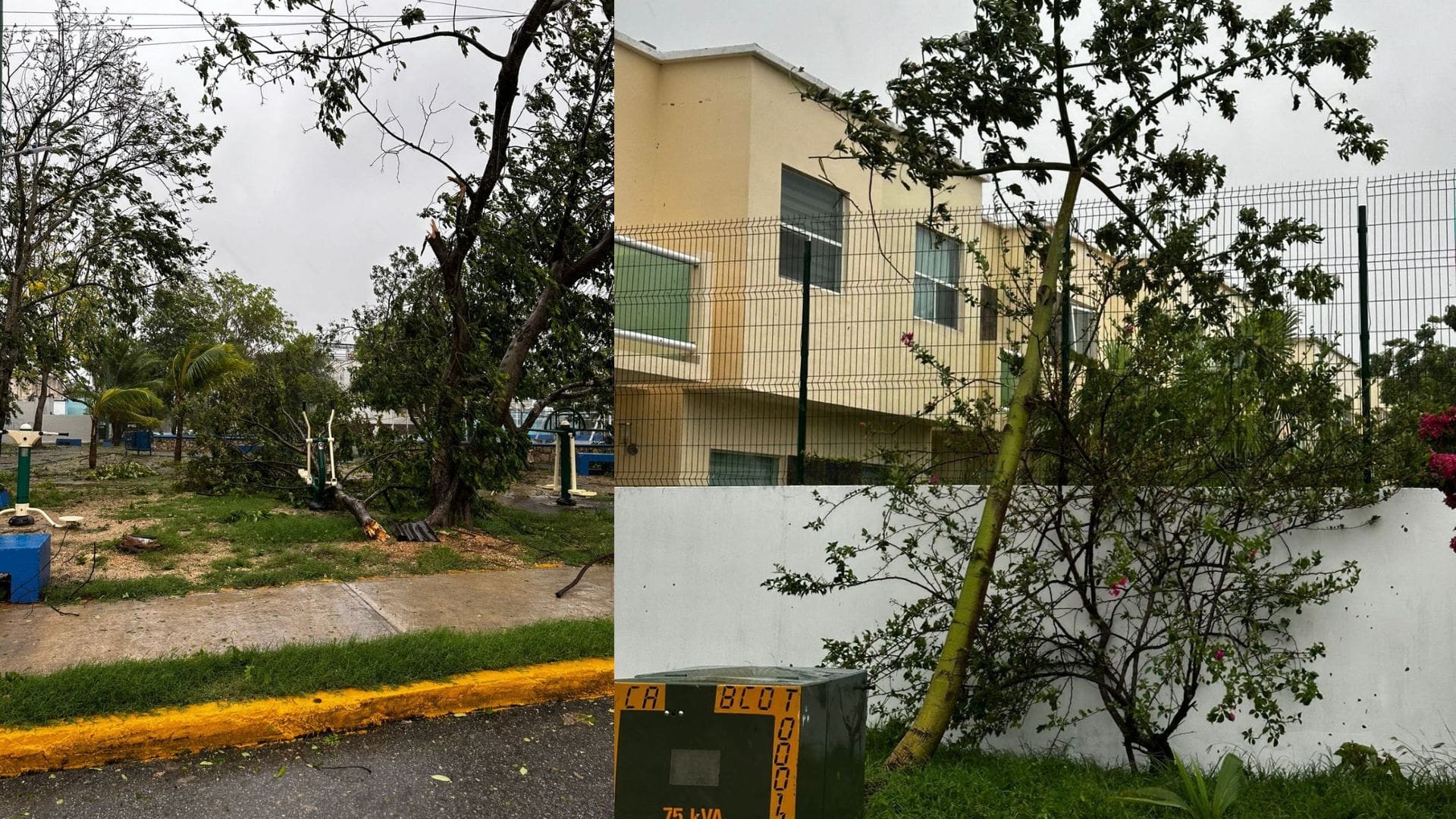Galería de imágenes de Playa del Carmen después del paso del huracán Beryl