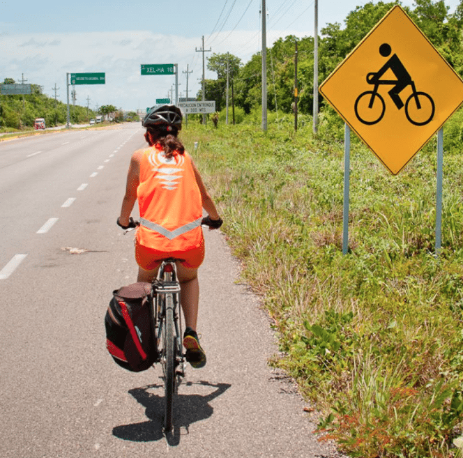 ciclismo en playa del camen